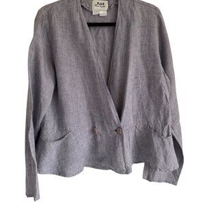 Vintage FLAX by Jeanne Engelhart "Dual Delight" Jacket Lagen look Women's Size S